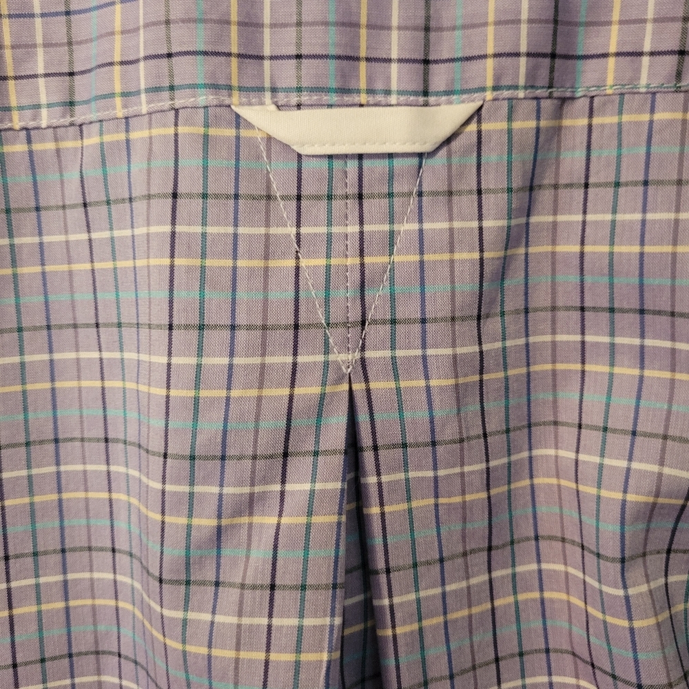 MINE London Milan New York mens button down color block shirt - L.     G4 - Picture 6 of 9